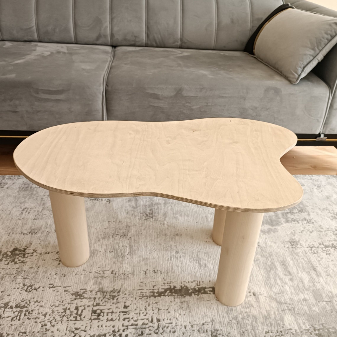 Wooden Modern Coffee Table Wood Coffee Tablewooden Modern Etsy