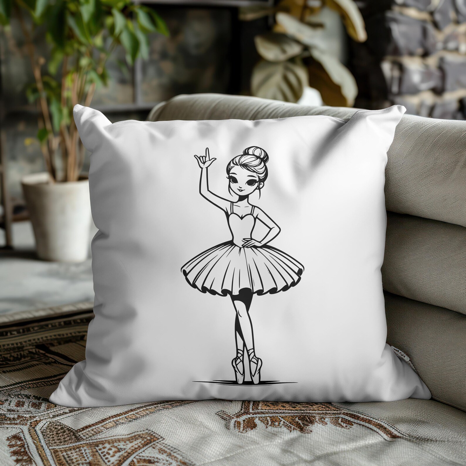 Ballerina Clipart SVG, ASL Ballerina PNG, American Sign Language, Asl ...