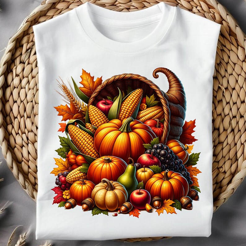 Cornucopia Clipart, Thanksgiving Cornucopia Clipart Png, Fall Holiday