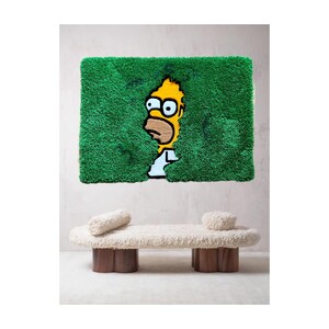 Tappeto 3d Homer tappeto tuftato personalizzato