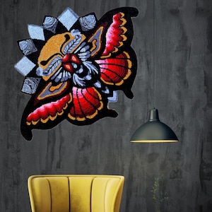 butterfly beetles bugs carpets rugs moss insects