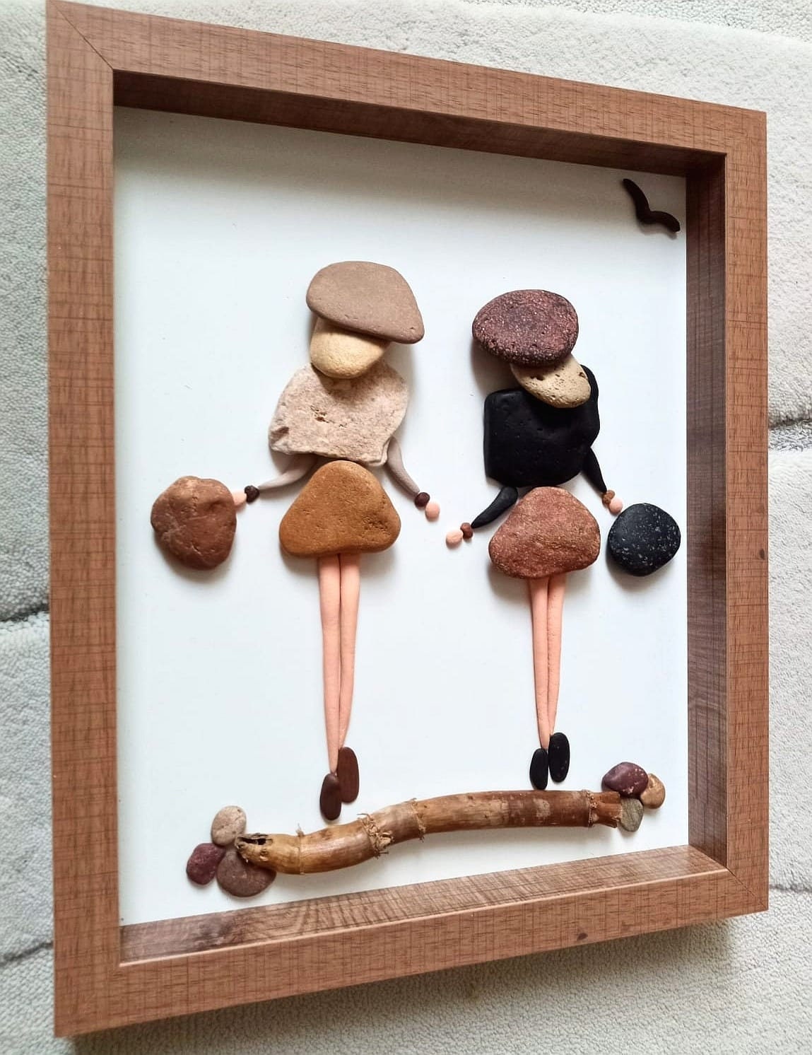 Best Friends Pebble Art Custom Friendship Gift Besties Etsy