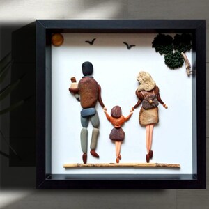 Custom family pebble art with kids 3d shadow box wall art
Familiensteinbild mit kindern personalisiertes geschenk hauswaermung
Cuadro de piedras personalizado con hijos decoracion pared 3d
Tableau en galets personnalisé avec enfants deco murale chambre