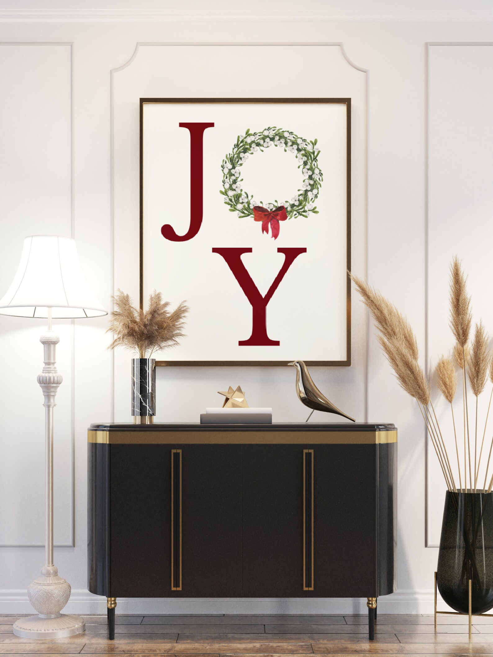 Joy Christmas Wall Art Prints Holiday Decor Christmas Etsy