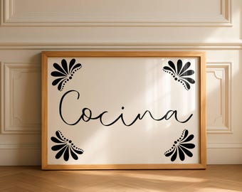 Talavera print, Cocina Print, Kitchen art, Kitchen wall art, Mexican print, Minimalistic Print, Kitchen Print, Trendy print, Talavera Art