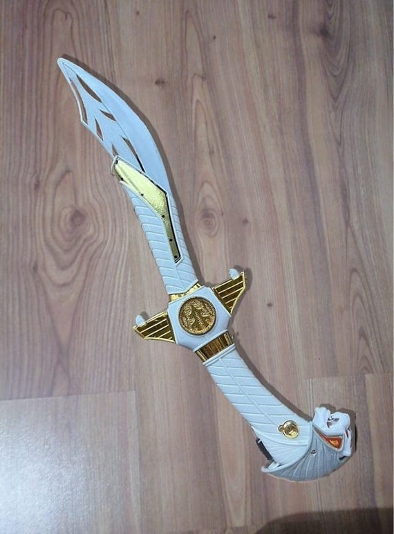 Power rangers legacy white ranger hotsell saba sword