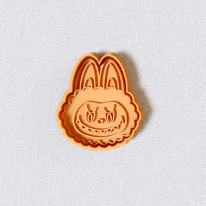 Labubu Cookie Cutter Stamp | Embosser and Cutter Set for Baking