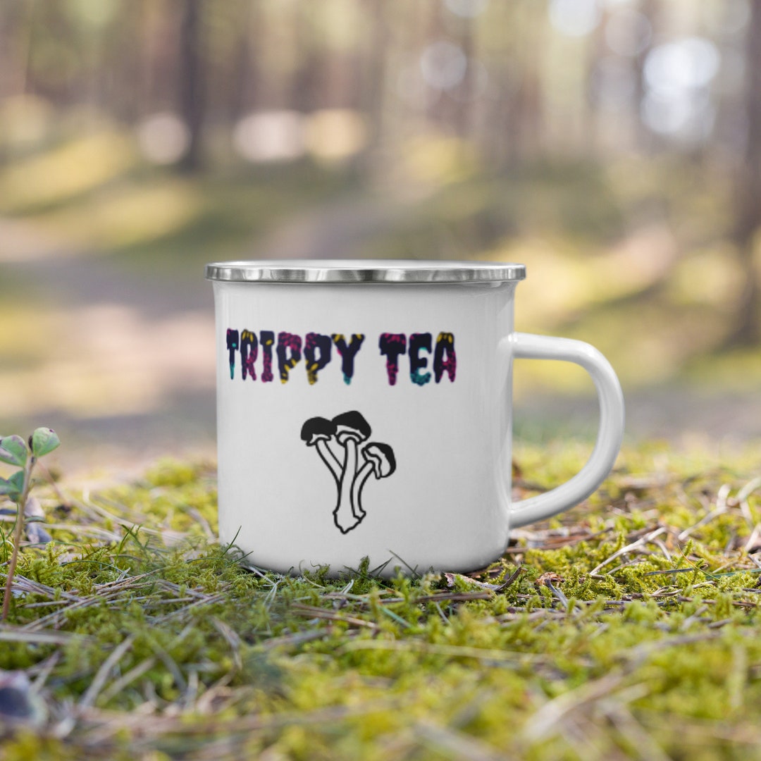 Trippy Tea Mug en émail Trippy Tea - Etsy France