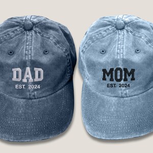 Aangepaste vader geborduurde vintage petten, gepersonaliseerde papa-hoeden, volledig katoenen snapbacks, speciale verjaardagscadeaus vader, cadeau voor opa