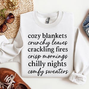 Cozy Fall Leaves Sweatshirt, Autumn Fall Crewneck Sweater, Spooky Season Fall Jumper, Gift For Her, Fall Jumper For Women, Thanksgiving Gift