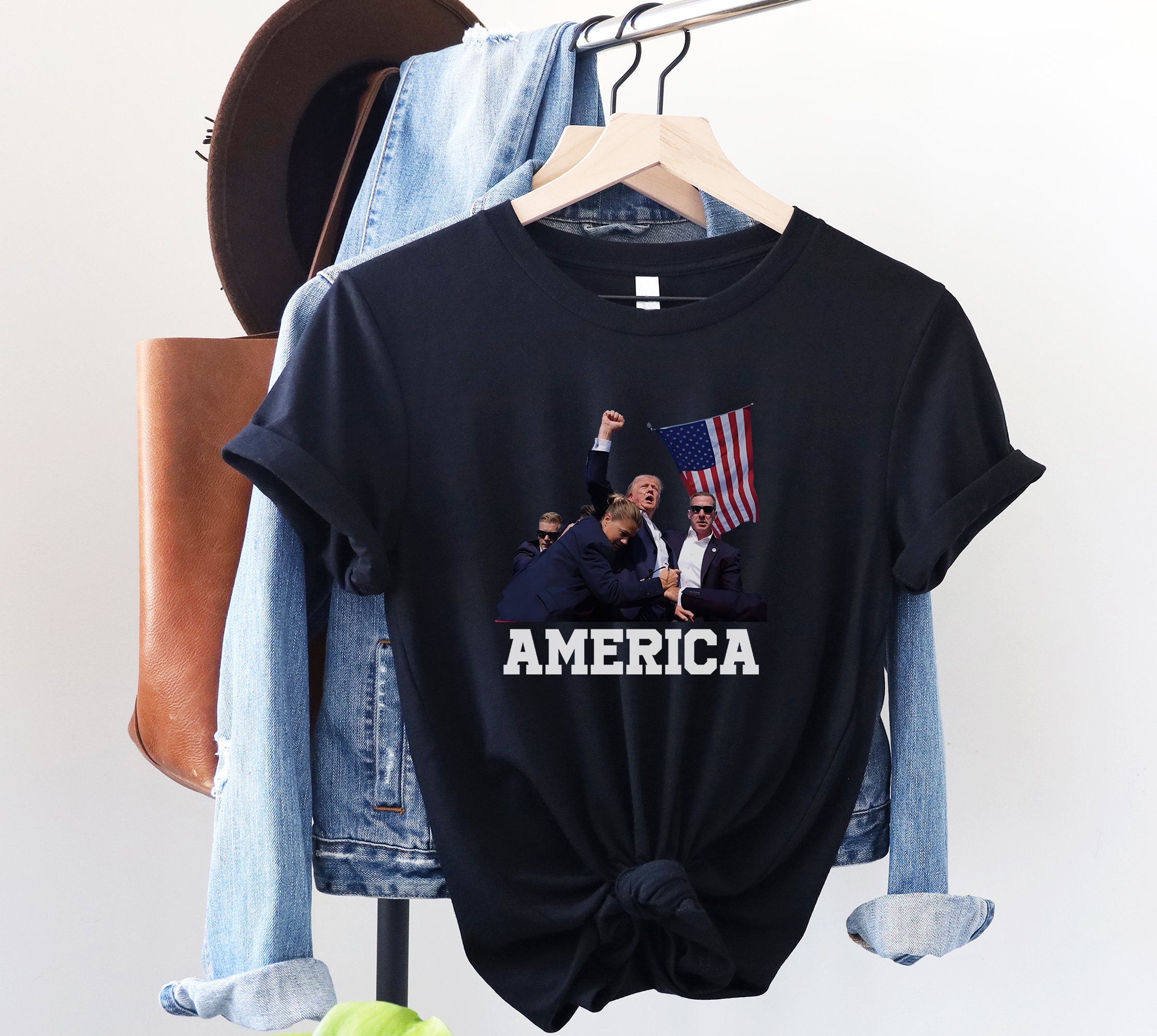 Pro Trump Anti Liberale Maglietta - Foto 5