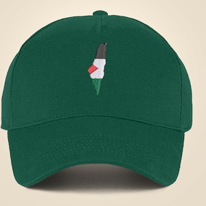 Palestine Cap, Palestine Map Embroidered Hat, Palestine Baseball Snapback Cap, Public Solidarity for Gaza 5 Panel Hats, Muslims Adults Gifts