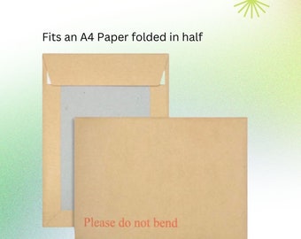 Please Do Not Bend Board Backed Envelopes Hard Card Manlla/Brown A4 A5 Please Do Not Bend Board Backed Envelopes Hard Card Manlla/Brown A4 A5