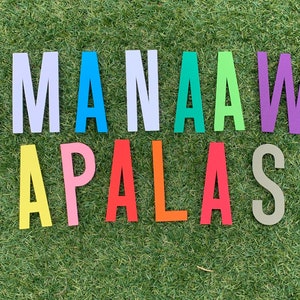 Letras/números de papel cartão cortado de 4 polegadas de altura, aprendizagem escolar, artesanato, faixas, bandeirinhas, exibições em sala de aula, scrapbooking, recortes