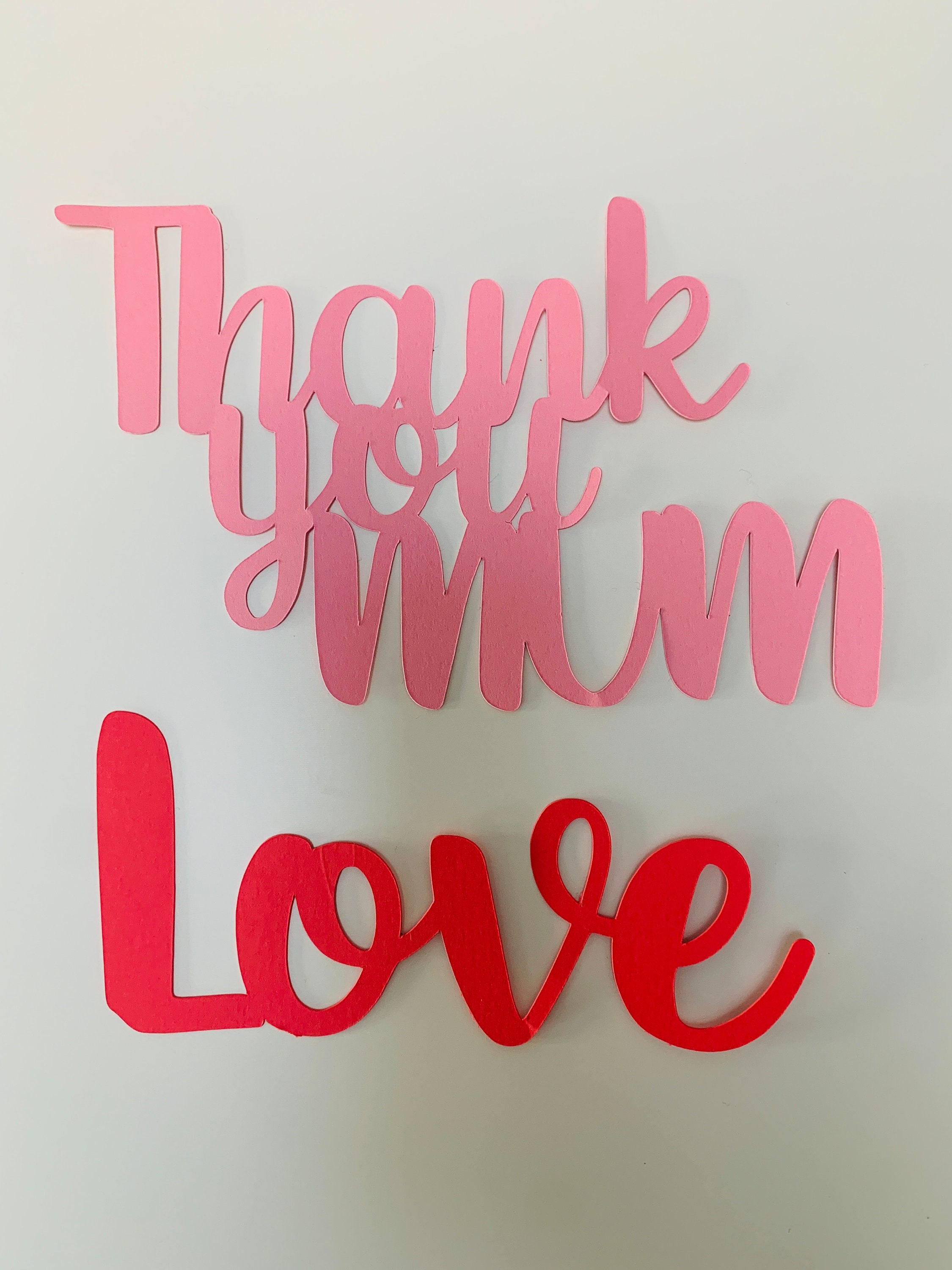 Cursive Font Writing Die Cut Cardstock Paper Letters/numbers - Etsy