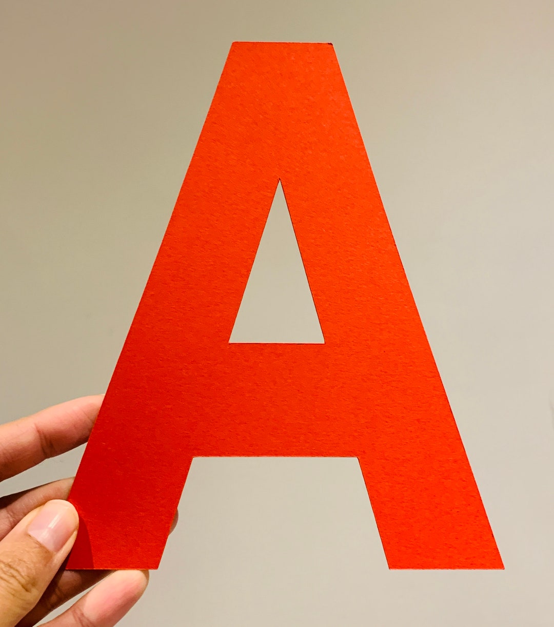 7 Inch Large Die Cut Cardstock Paper Letters/numbers Etsy