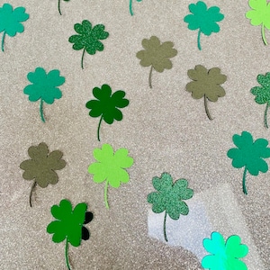 Good Luck Four Leaf Clover Mini Die Cuts, Crafts, Projects, Banners, Scrapbooking, Collage, Celebrations, New Job, Exams, Baby