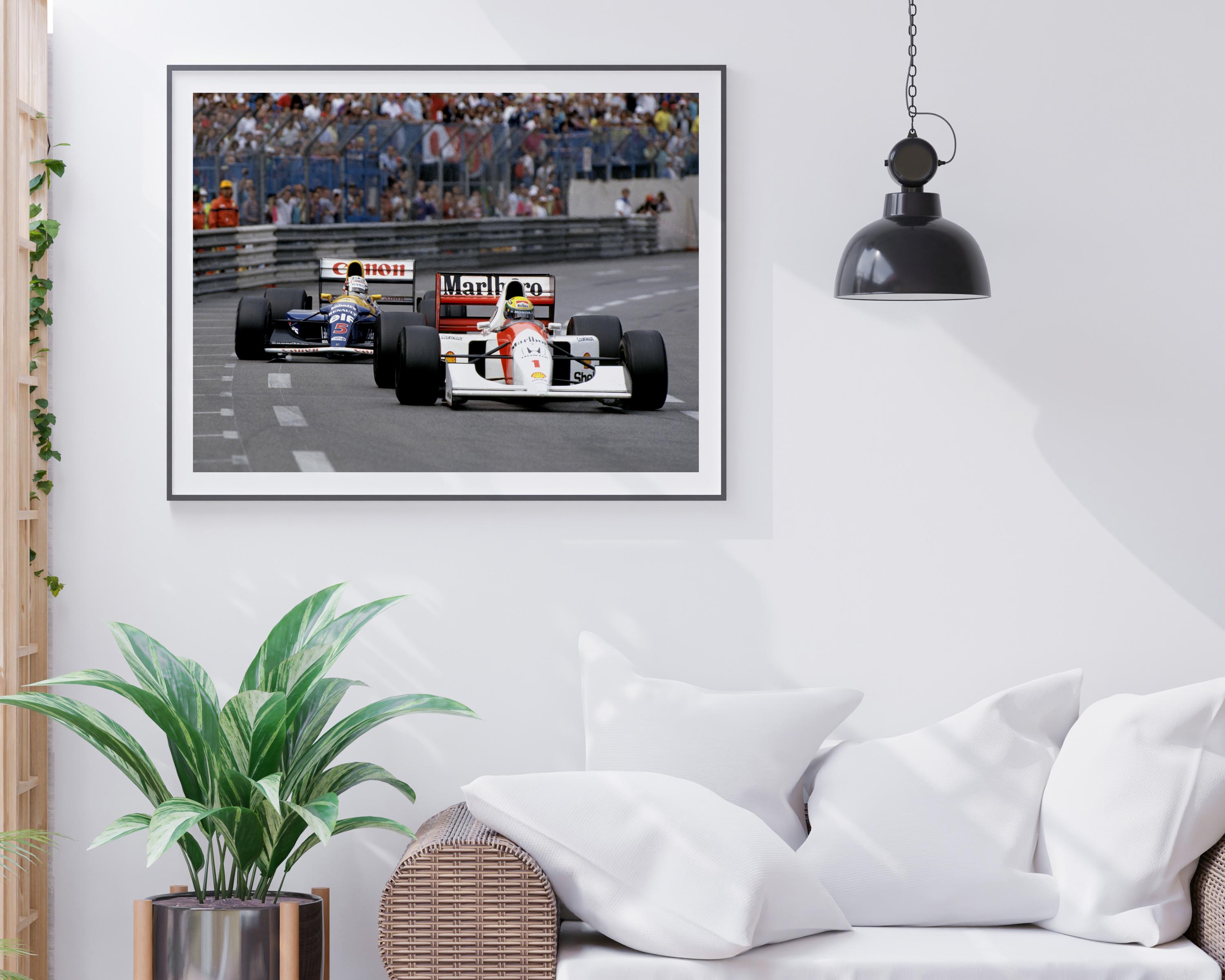 アイルトン・セナ＆ナイジェル・マンセル F1 モナコGP レーシング