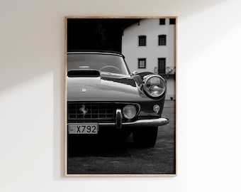 スティーブ・マックイーンとフェラーリ250GTルッソ – 1962年