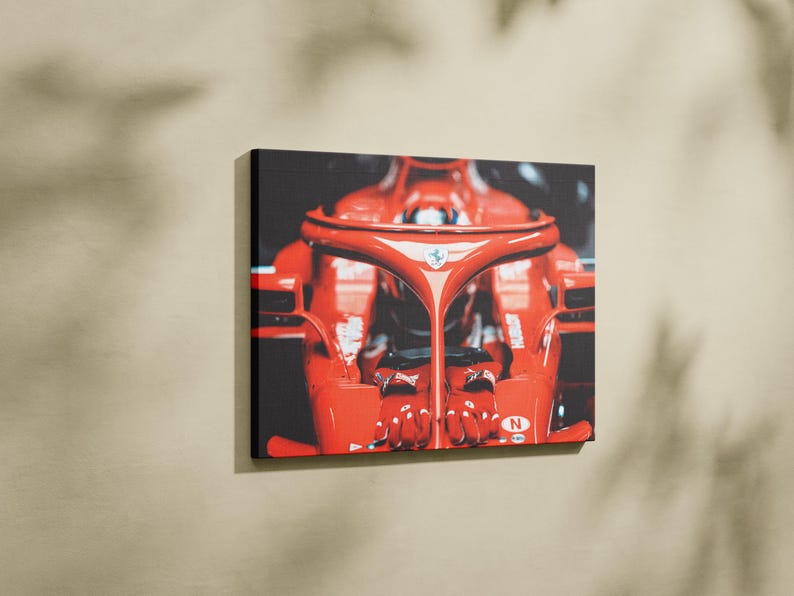 Close up Formula 1 Ferrari Race Car Print Digital Download,f1 Ferrari
