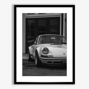 Porsche Print,Porsche Classic Poster,Vintage Car,Old Car,Classic Car Wall Art,Black and White,Printable Wall Art,Instant Download,Any ratio