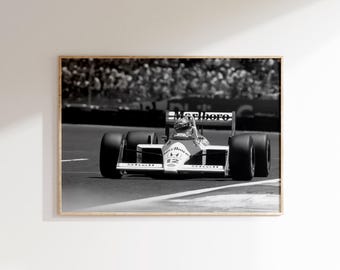 アイルトン・セナ ポスター：F1 ワールドチャンピオン マクラーレン