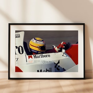 Vintage McLaren F1 Poster: Mark Blundell Racing Print,Formula One Art (Digital Download)