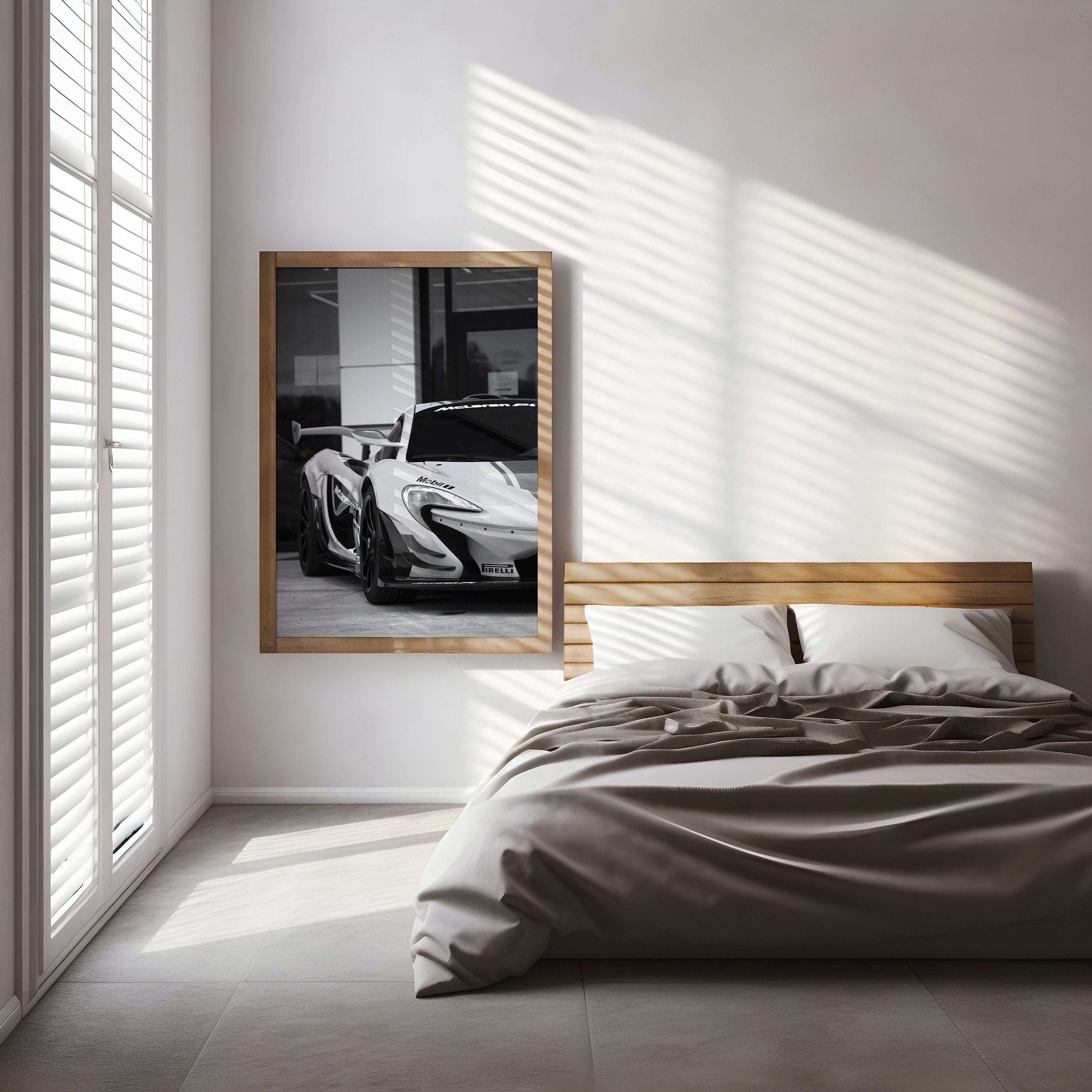Printable Mclaren Wall Art, Supercar Poster, Car Photography, Man