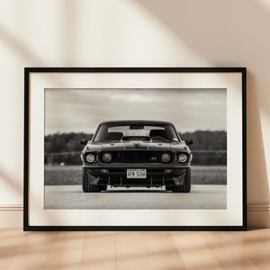 1969 Ford Mustang Boss Print: Vintage American Muscle Car Art (Digital Download