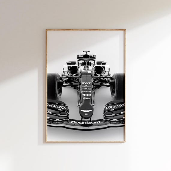 Tableau Formule 1 Ferrari En Mouvement - Décoration Murale Design