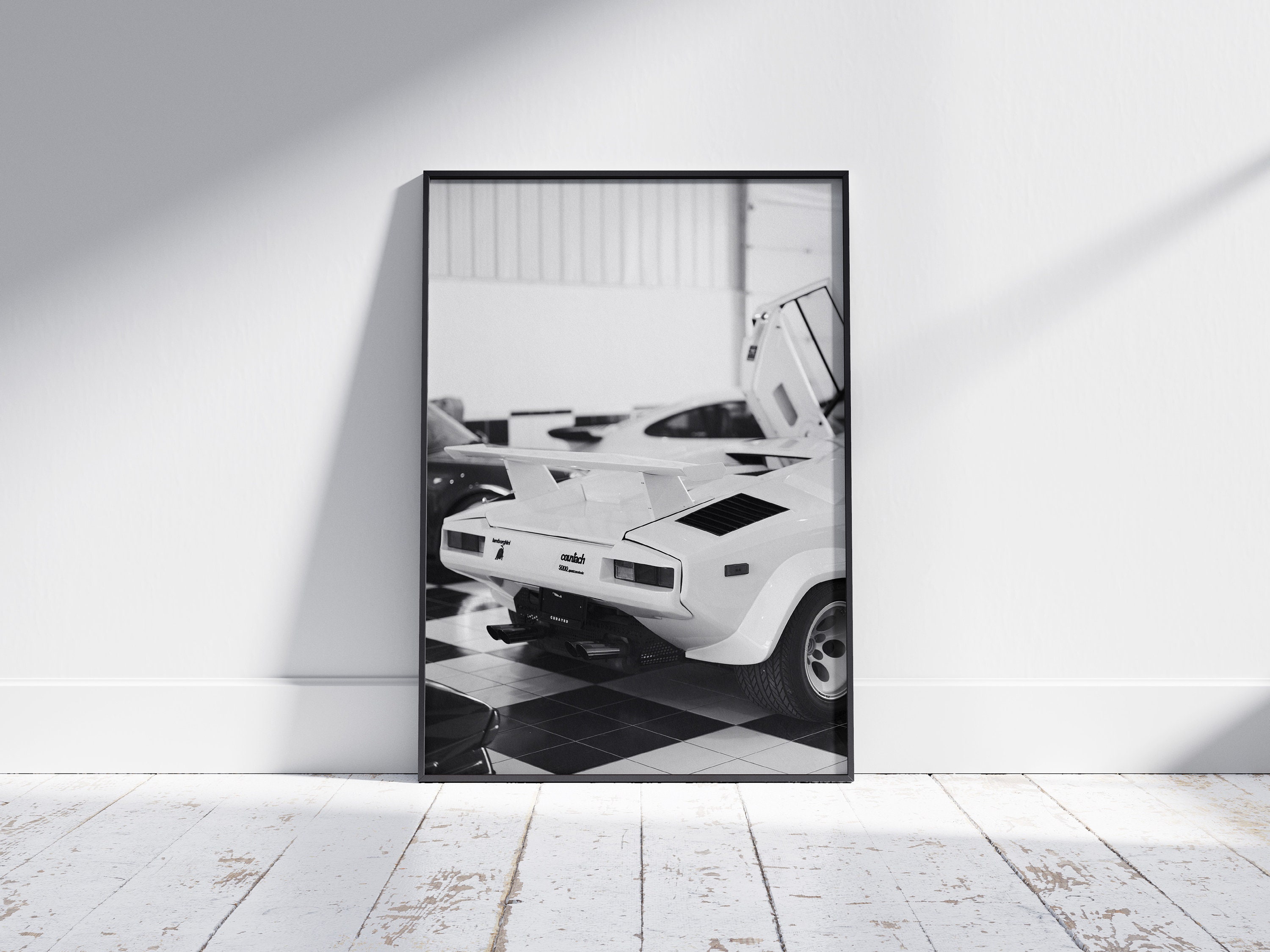 LMBRGN カウンタック ポスター: ヴィンテージ イタリアン スポーツカー