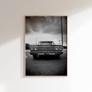 Vintage Chevy Poster, American Classic Car Print, Car Wall Art (Digital Download)