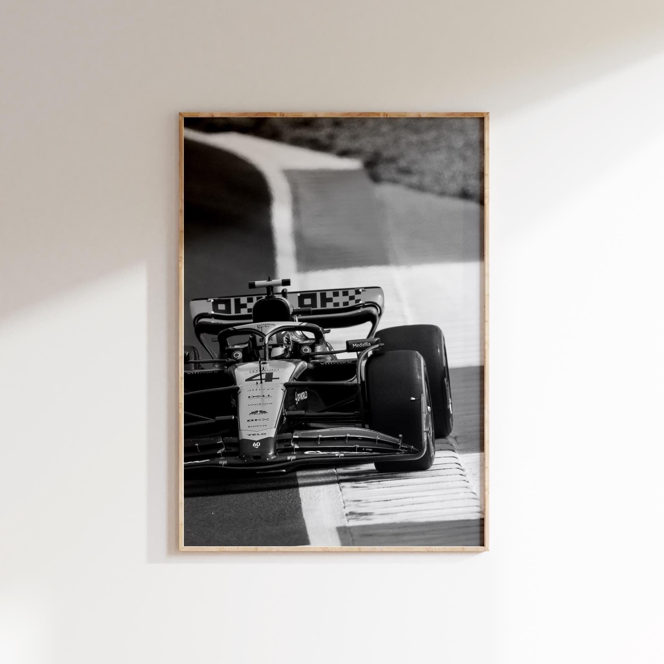 McLaren Mcl33 F1 Fomula 1 voiture de course art mural décoration
