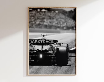 F1 Car Print , F1 Wall Art, Formula Racing Poster, Modern Race Decor (Digital Download)
