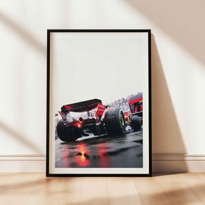 F1 Ferrari Poster Digital Download,Formula 1 Race Car Print,Formula One Poster,Formula 1 Printable,F1 Fans Gift,Motorsports,Car Wall Art