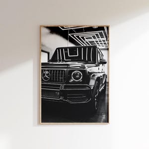 Mrcds G Wagon Print Instant Download,Mrcds G Wagon Poster,Black and White G Class Wall Art,Mrcds Amg Poster,Luxury Fashion Car Art Print