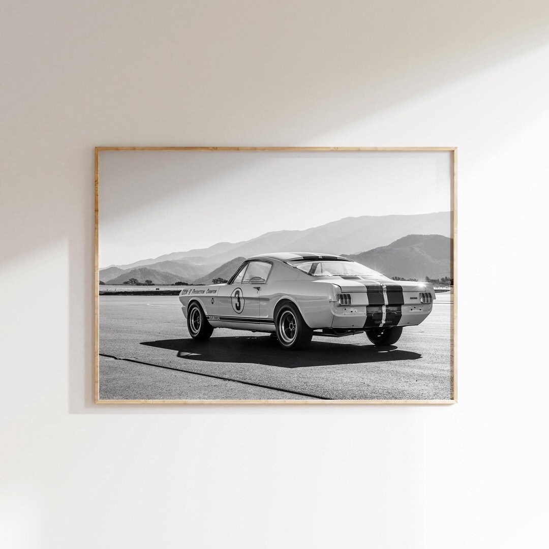 vintage-ford-mustang-race-car-print-black-and-white-classic-car-poster