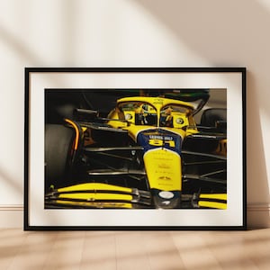 Piastri McLaren F1 Racing Poster: Formula 1 Wall Art (Digital Download)