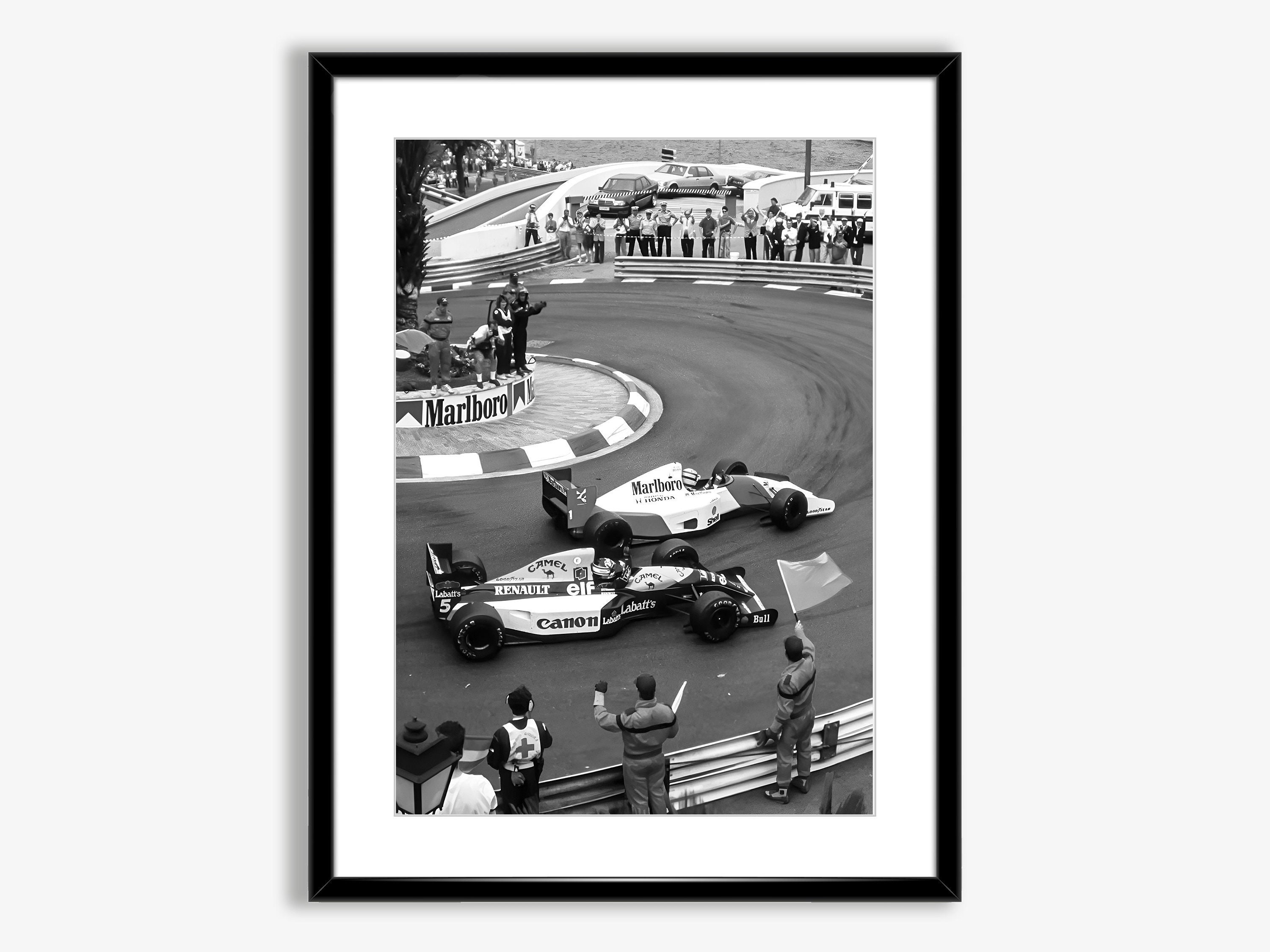 F1 Vintage Poster Poster by Lhadii