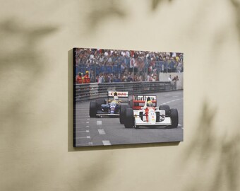 アイルトン・セナ＆ナイジェル・マンセル F1 モナコGP レーシング