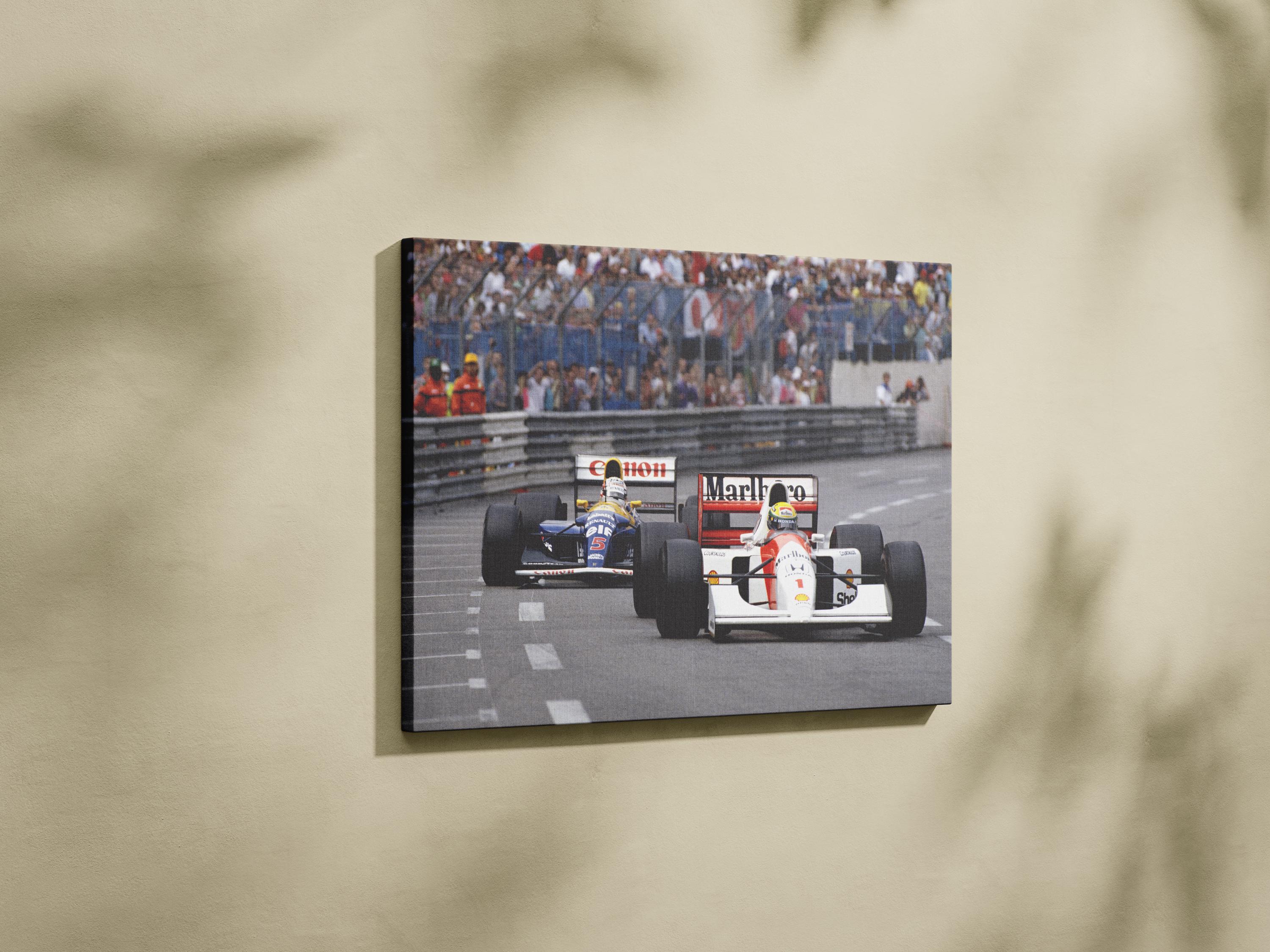 アイルトン・セナ＆ナイジェル・マンセル F1 モナコGP レーシング