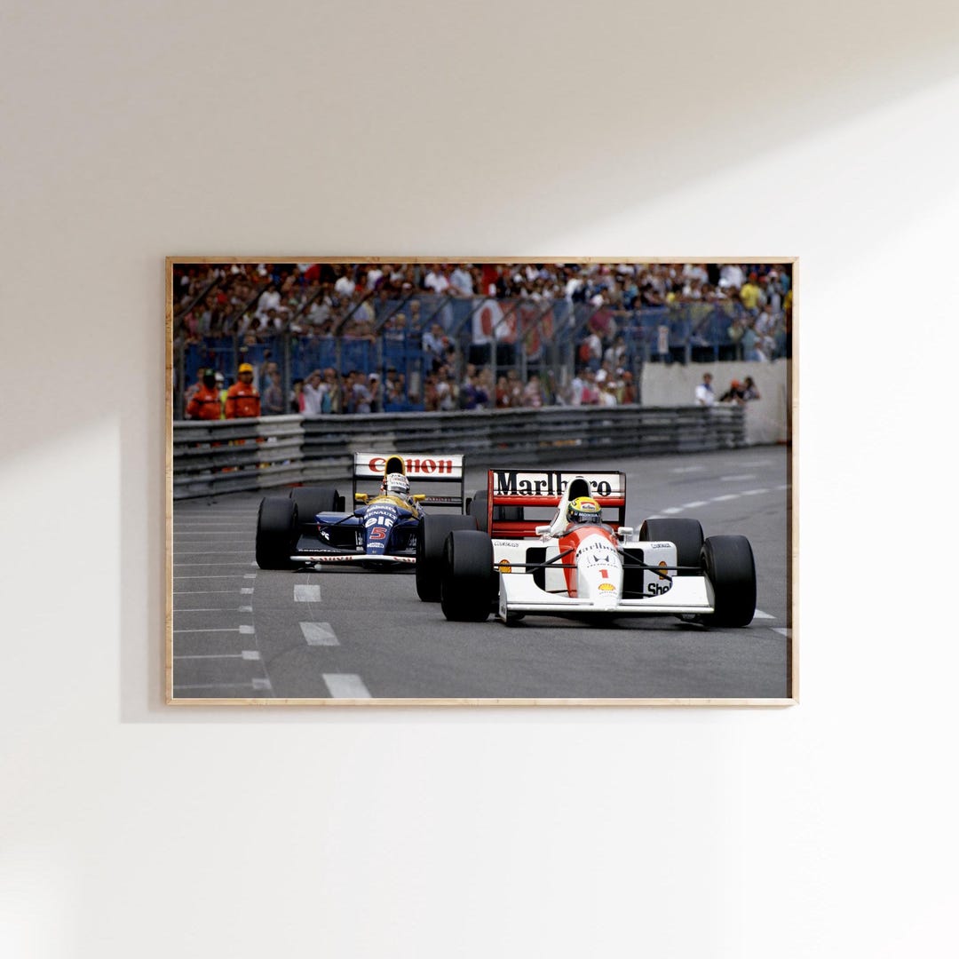 アイルトン・セナ＆ナイジェル・マンセル F1 モナコGP レーシング