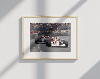 アイルトン・セナ＆ナイジェル・マンセル F1 モナコGP レーシング