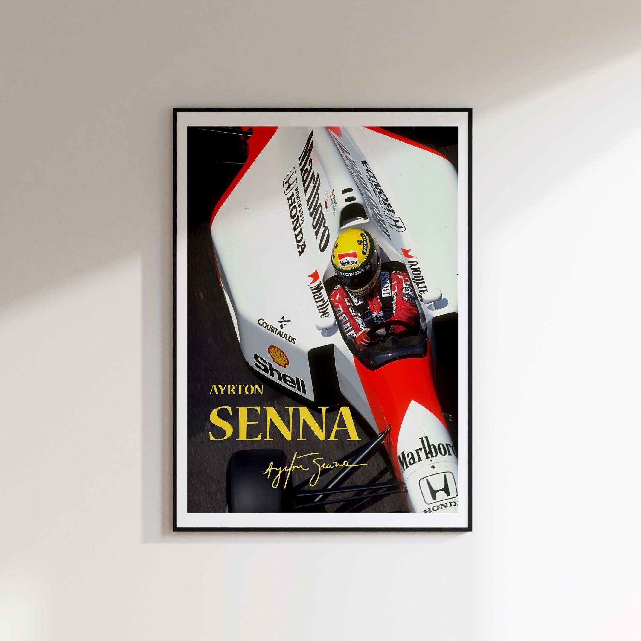 セナ ウォールアート、アイルトン・セナ ポスター、F1 ドライバー