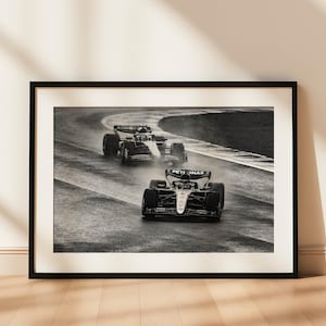 Nico Rosberg & Lando Norris F1 Racing Poster (Digital Download)