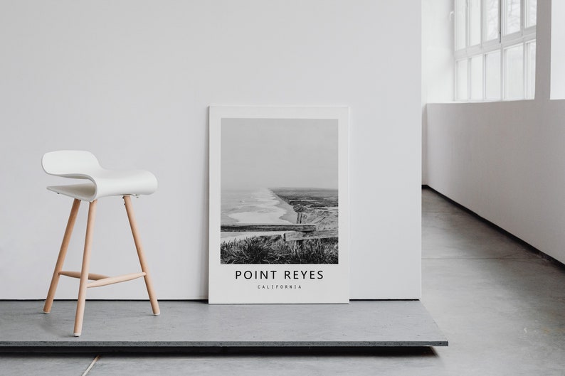 Point Reyes Poster Point Reyes Poster, Coastal Wall Art, California Travel Print, Ocean ...