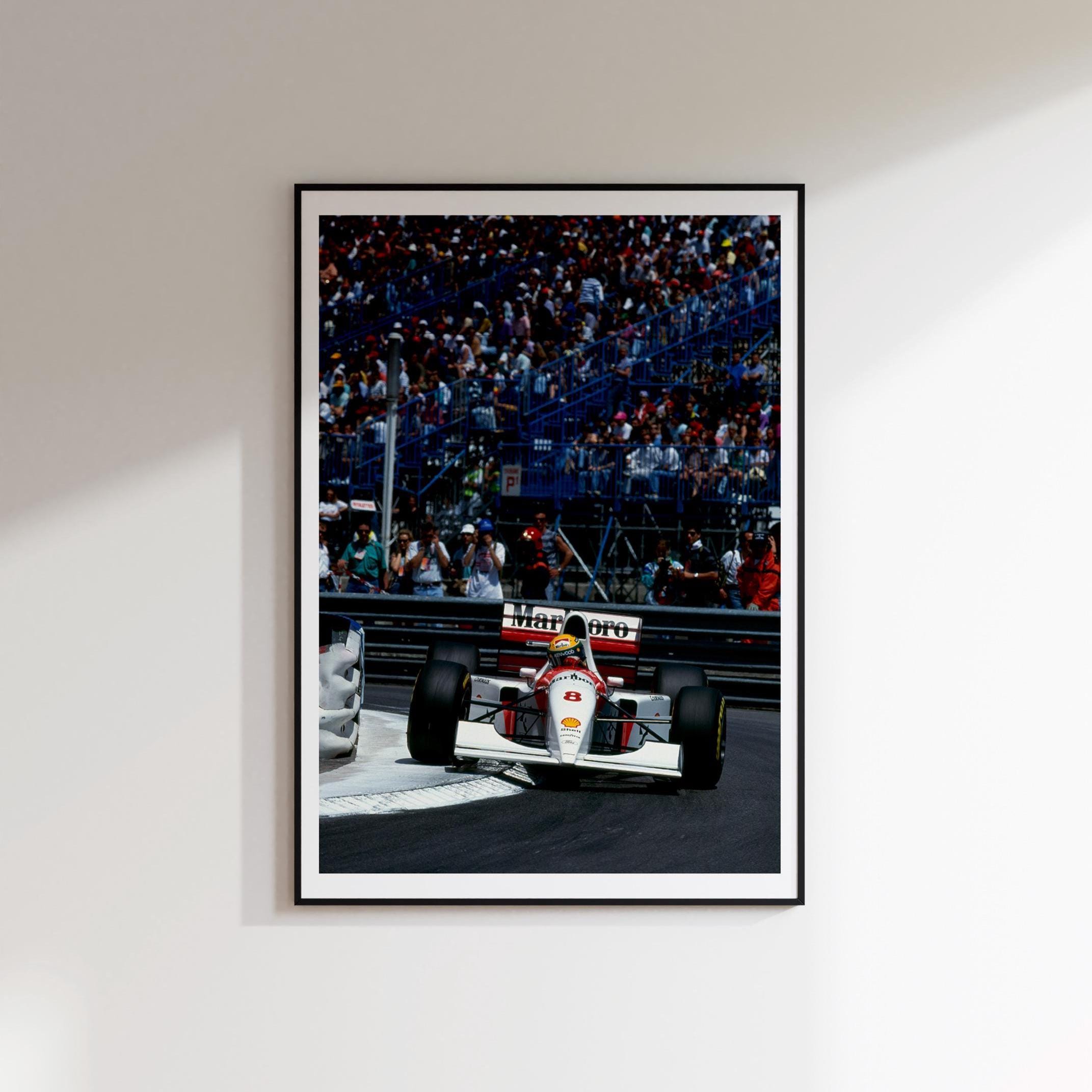 ◆アイルトンセナ F1 モナコGP オフィシャルポスター　1989年 アイルトン・セナ モナコGP ポスター：ヴィンテージF1レーシングアート