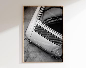 Prsch 911 Top View Print, Vintage Prsch Poster,Classic Car Photogprahy (Digital Download)