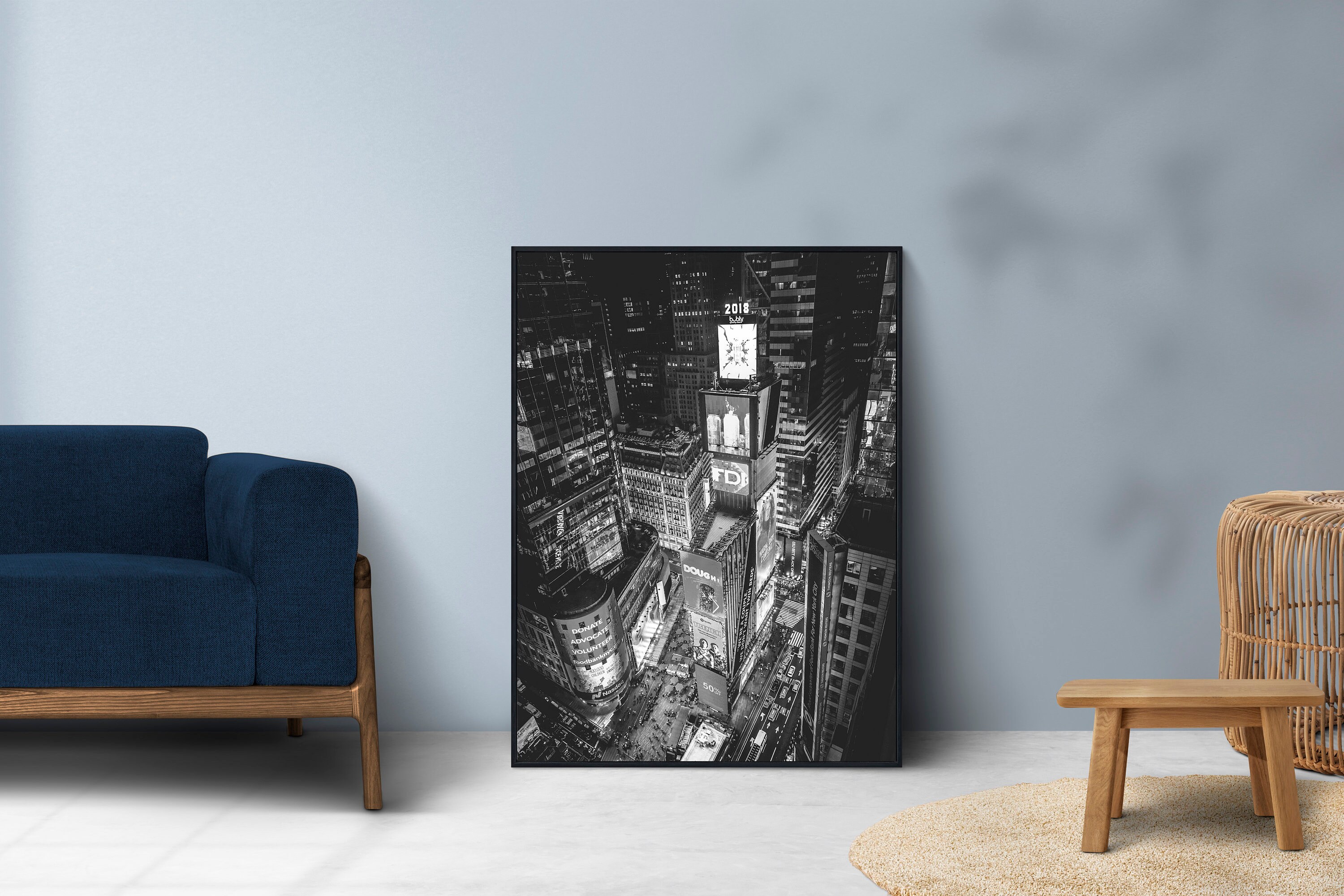 Times Square Night Aerial View Poster,new York Poster,manhattan Print ...