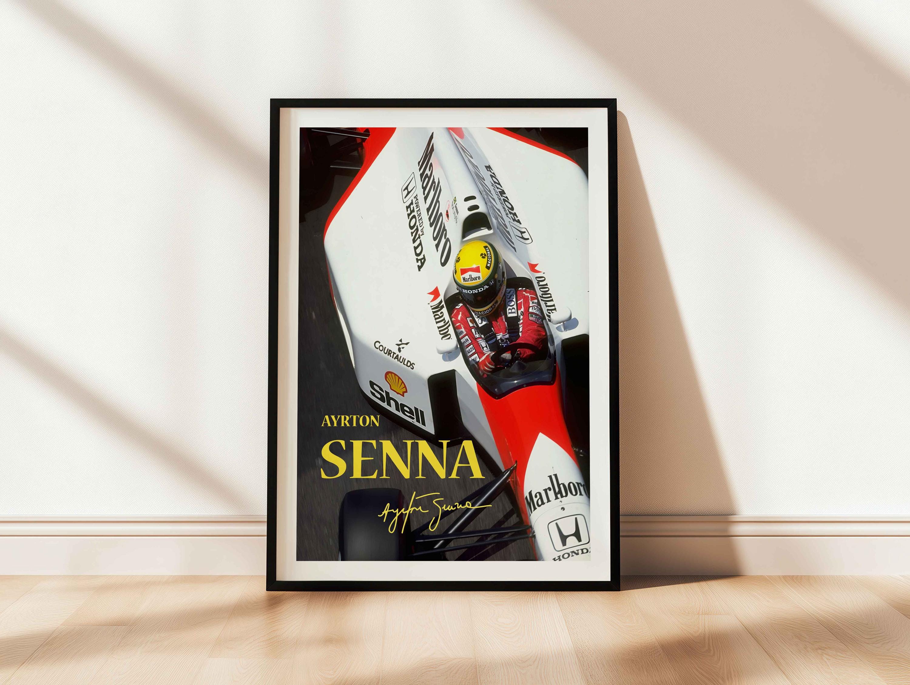 セナ ウォールアート、アイルトン・セナ ポスター、F1 ドライバー